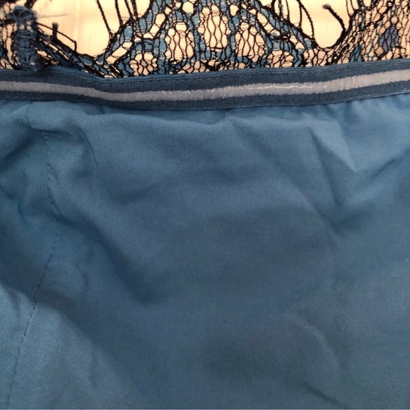 NBD Revolve Daimilee Strapless Blue Lace Dress - Picture 10 of 14